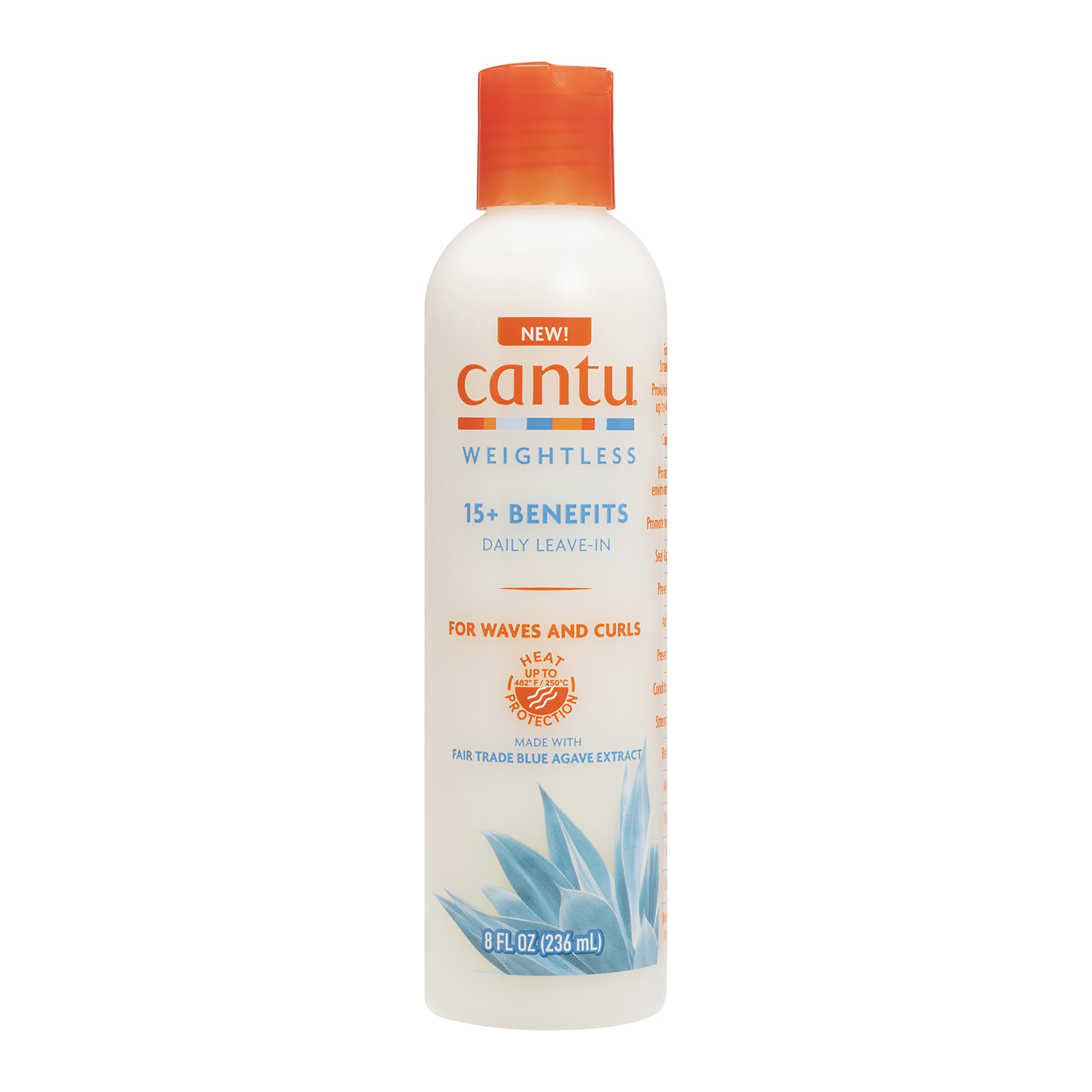 Cantu Weightless soin sans rinçage 15-en-1 agave 236 ml