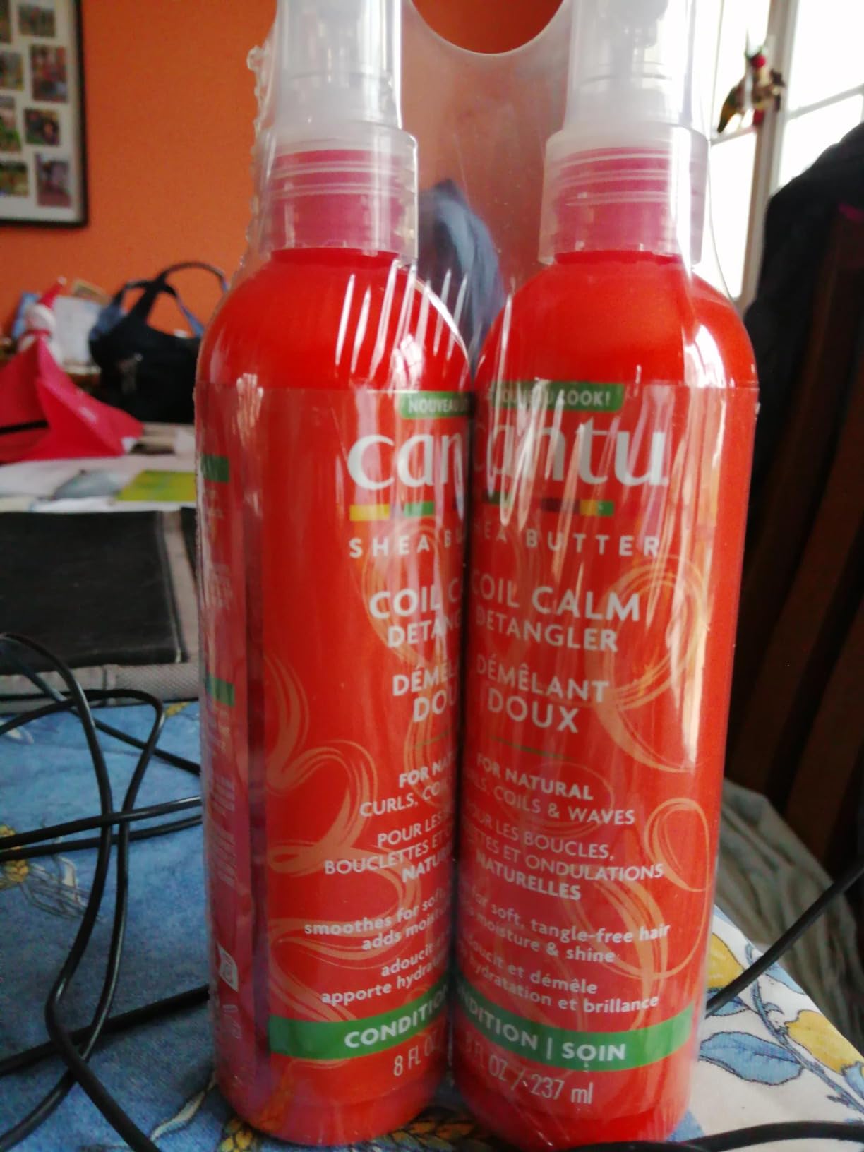 Cantu Classics Coil Calm Spray démêlant 78,33 ml lot de 3 karité