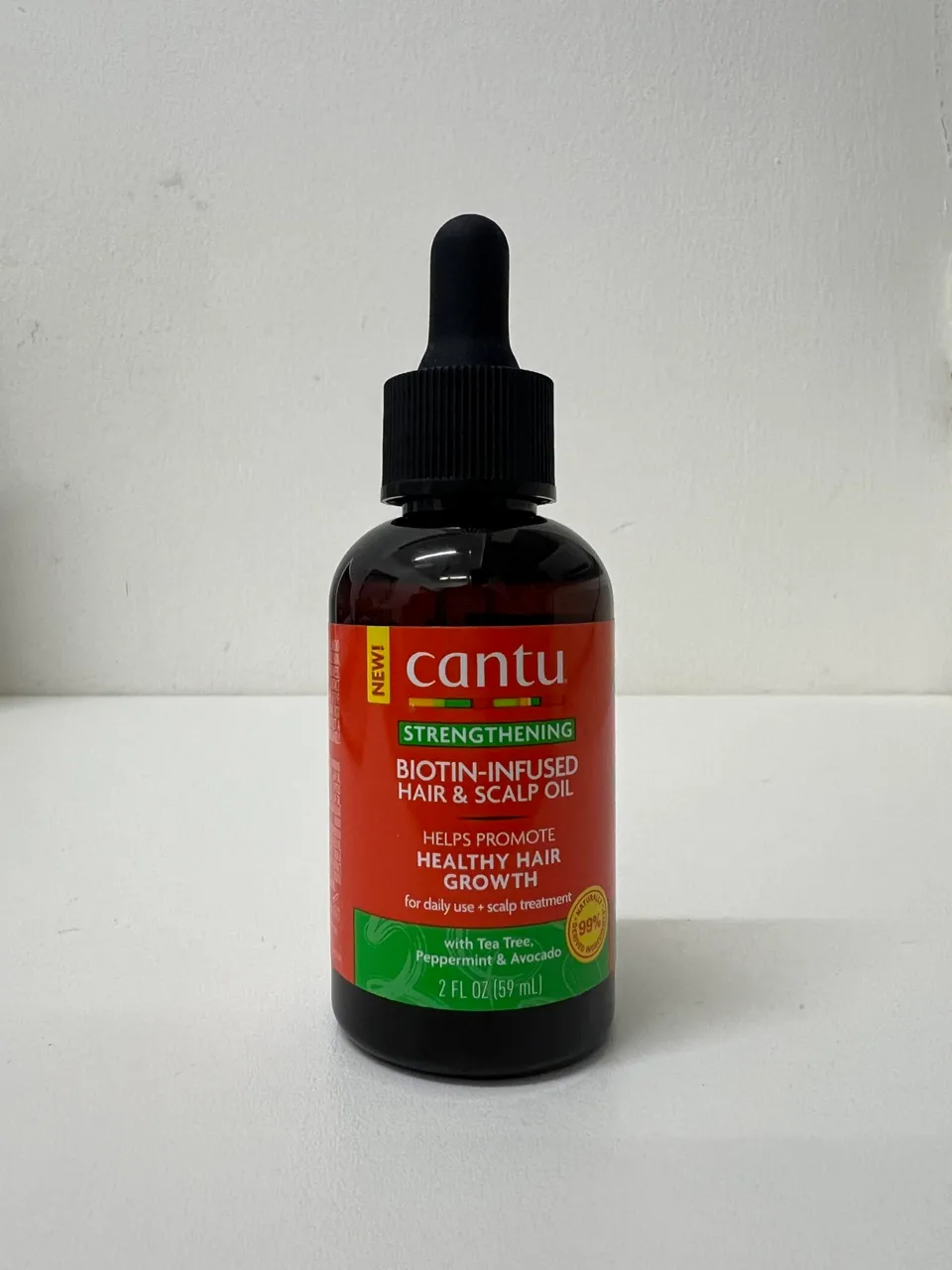 Cantu Romarin Menthe Huile cuir chevelu biotine 95 ml
