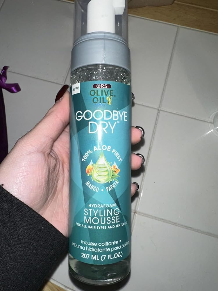 ORS Goodbye Dry mousse coiffante hydrafoam 7 oz anti-frisottis