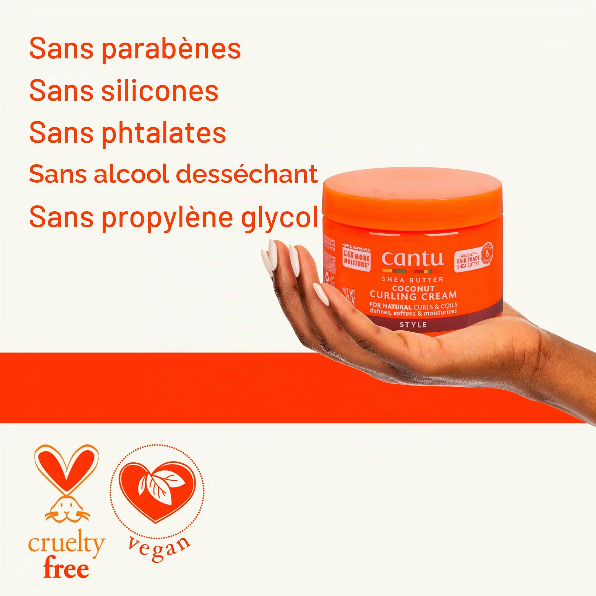 Cantu Classics Crème Bouclante Coco 340 g Karité
