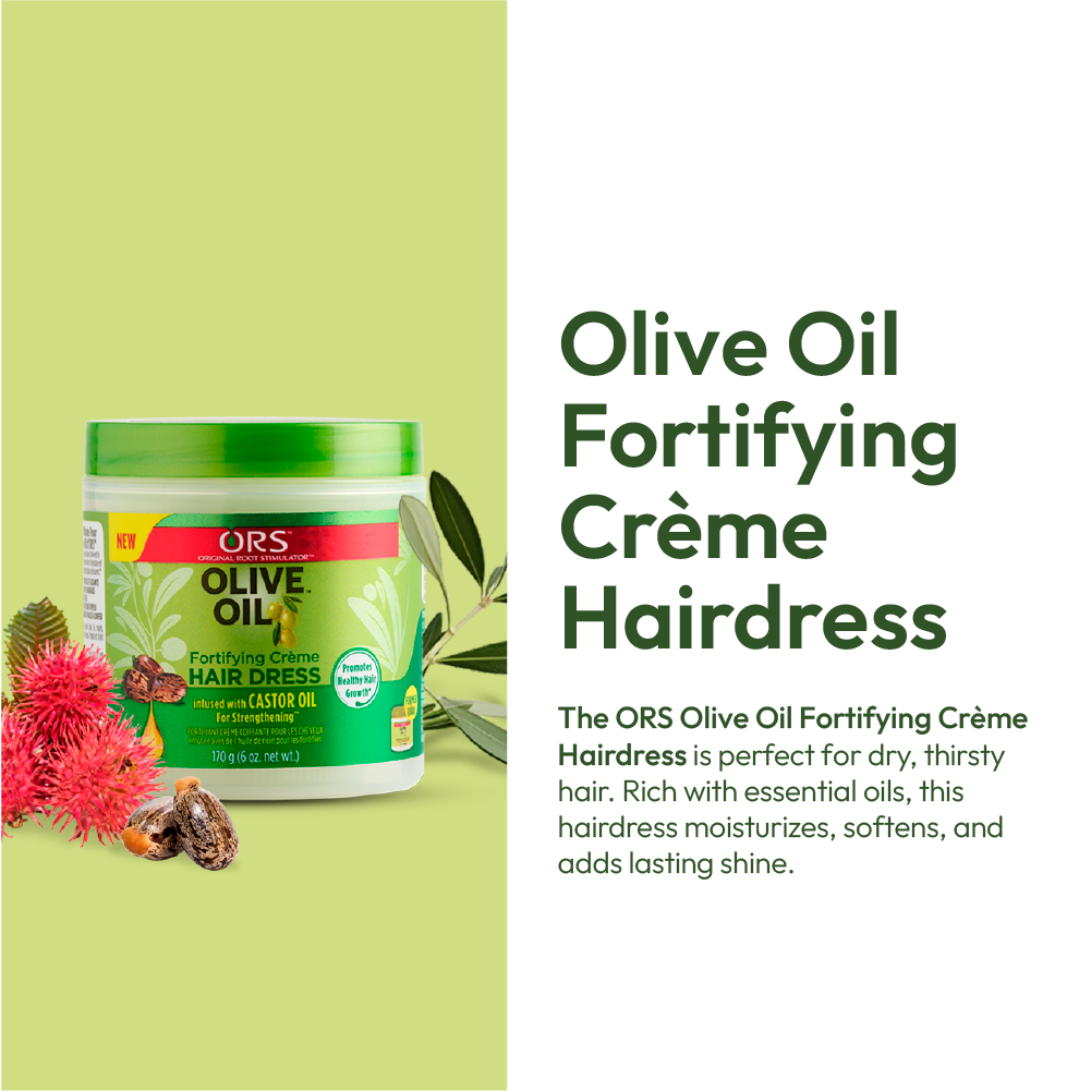 ORS Braidzone Coffret crème + huile olive tresses cuir chevelu