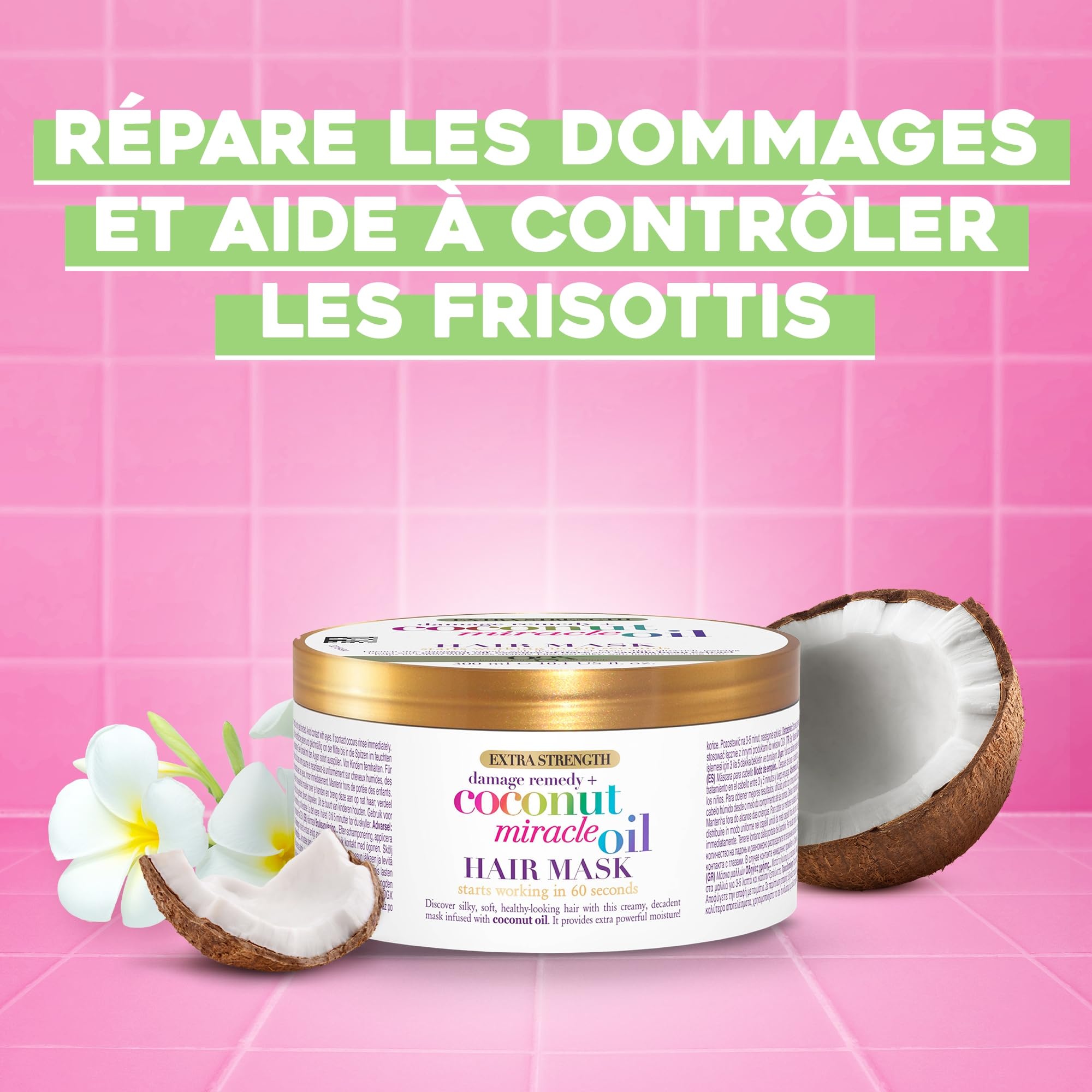 OGX Coconut Miracle Oil Damage Remedy masque cheveux coco 300 ml