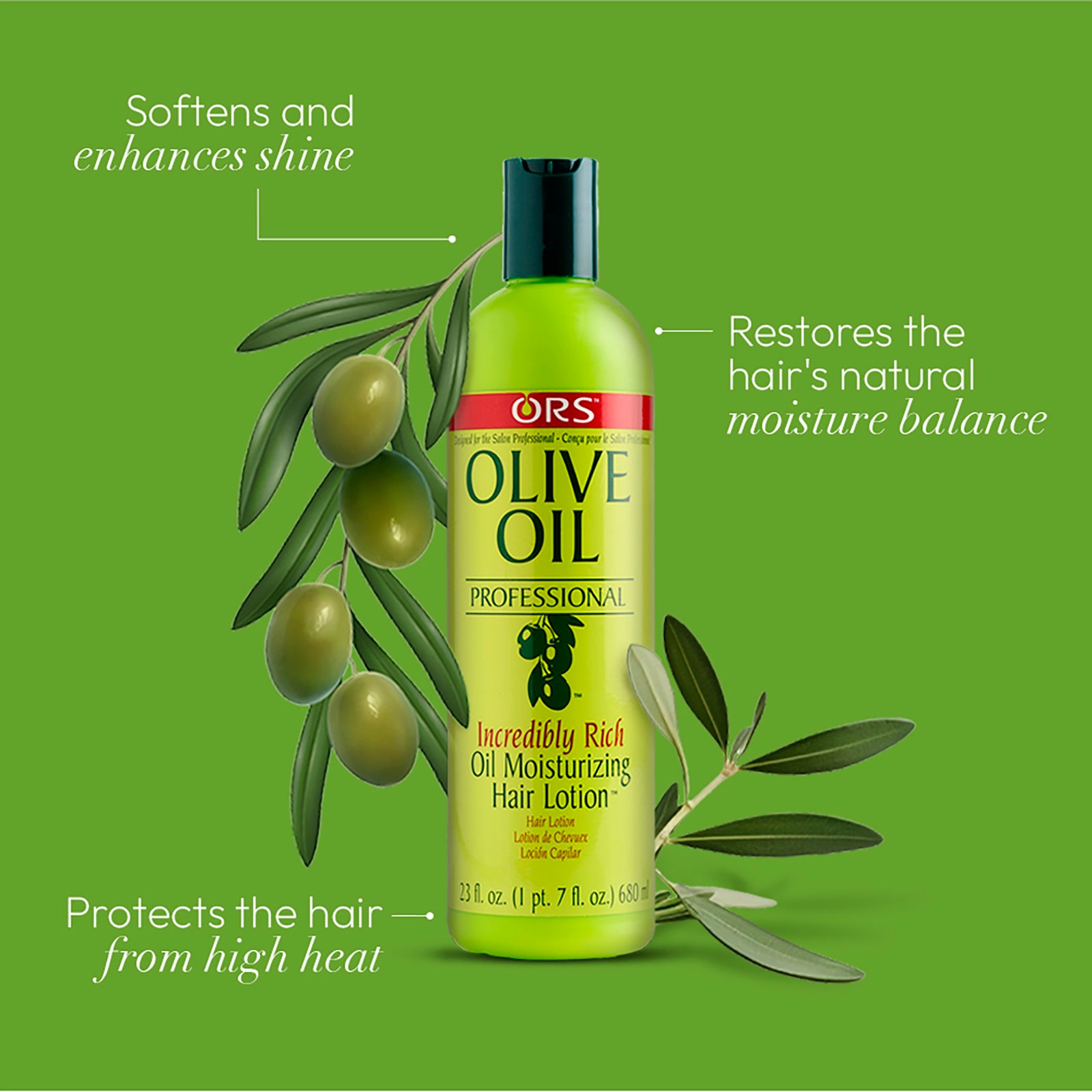 ORS Olive Oil Professional Incredibly Rich Lotion 23 oz x2