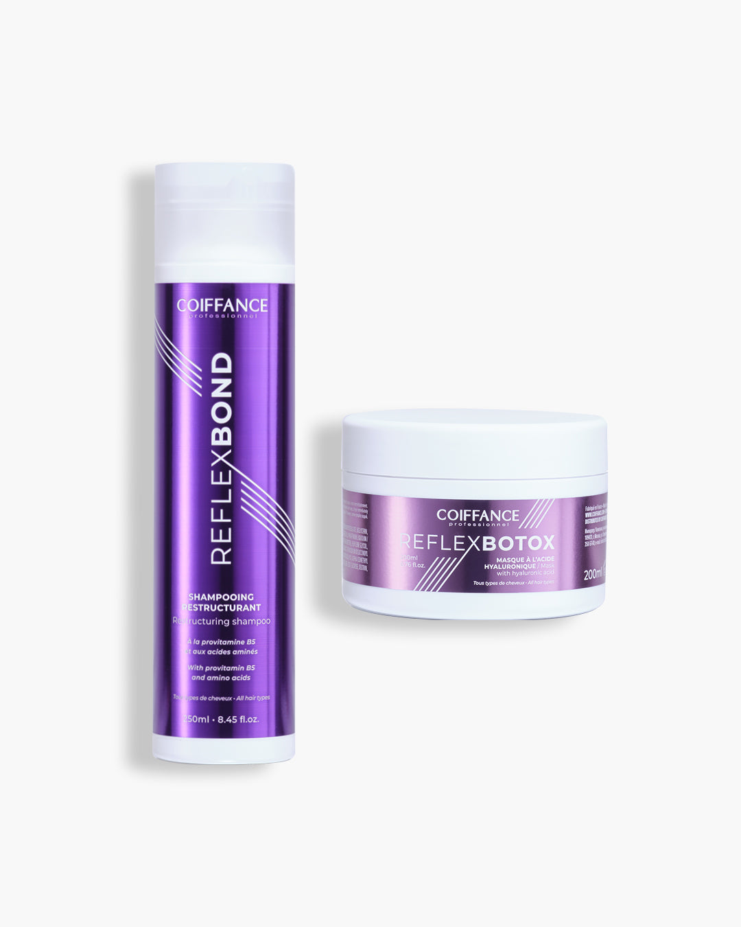Coiffance Reflexbond Duo Reflexbotox shampoing cheveux secs