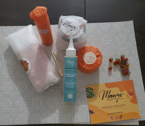 Mango Care Pack Routine coffret cheveux crépus 5x100ml