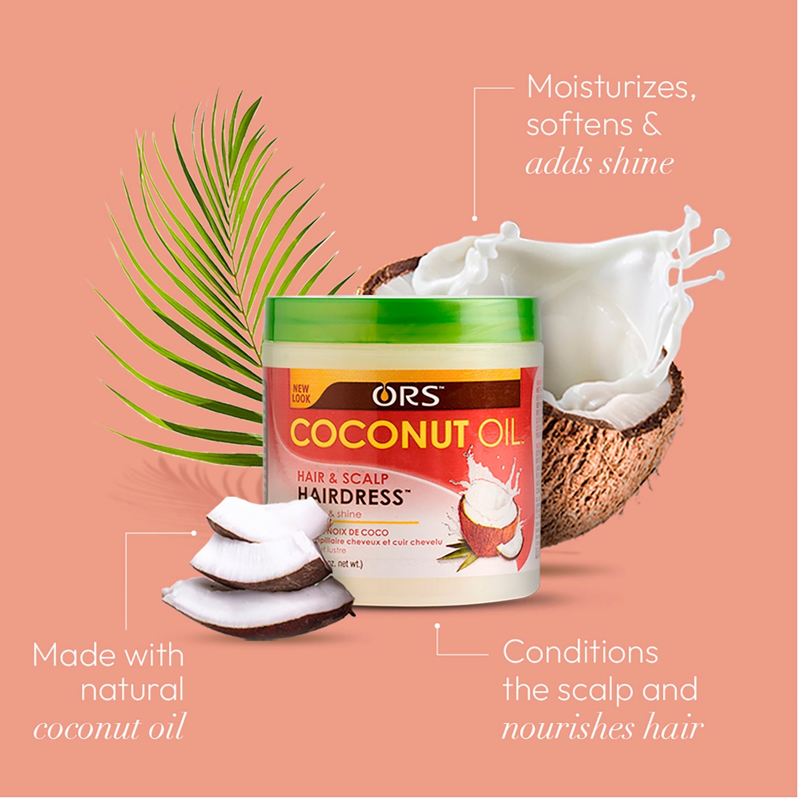 ORS Olive Oil Coconut Oil huile cheveux 155 g brillance