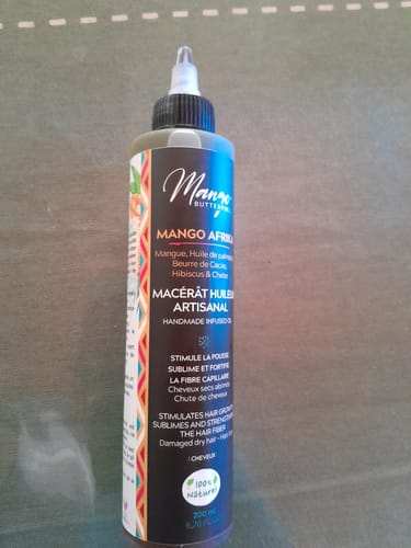 Mango Afrika Macérât Huileux 16 Plantes huile pousse 100ml