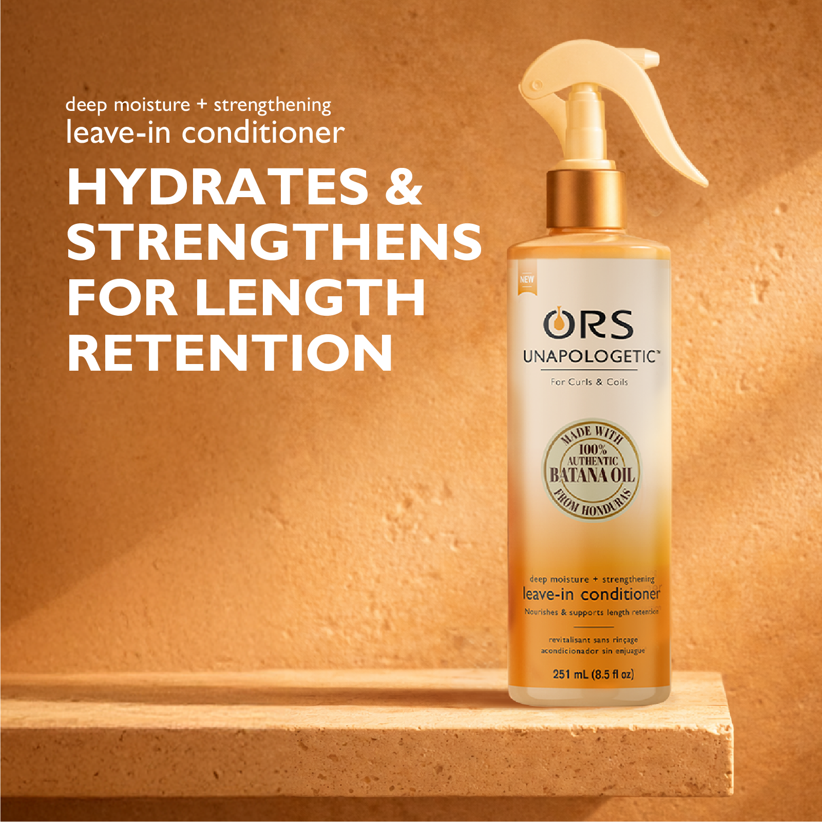ORS Unapologetic Leave-In Hydratant Batana 251 ml