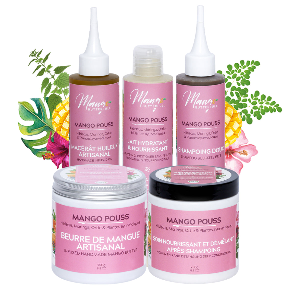 Mango Butterfull Mango Pouss pack routine 6x100ml pousse