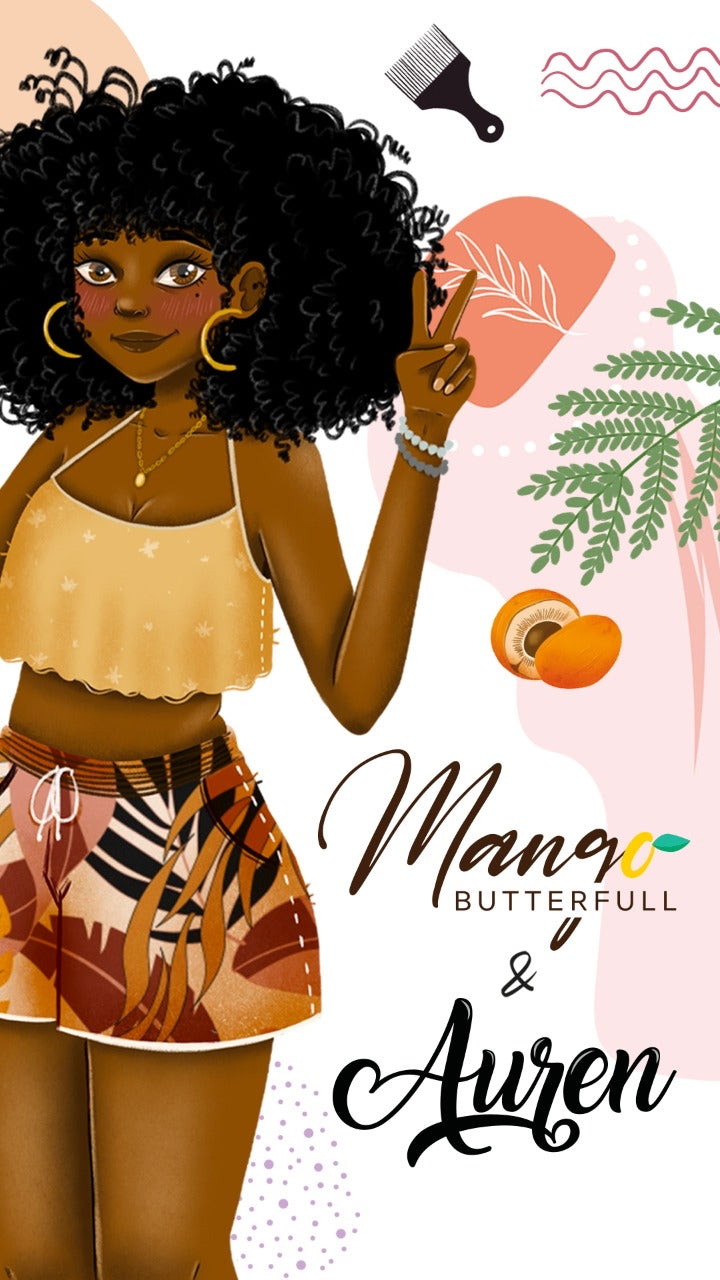 Mango Butterfull MANGO CURL Gel bouclant ambunu aloe vera miel