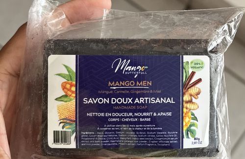 Mango Butterfull MANGO MEN Savon barbe 80g cannelle gingembre