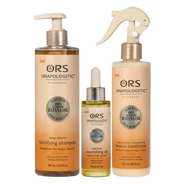 ORS Unapologetic coffret cheveux wash day batana 3 soins