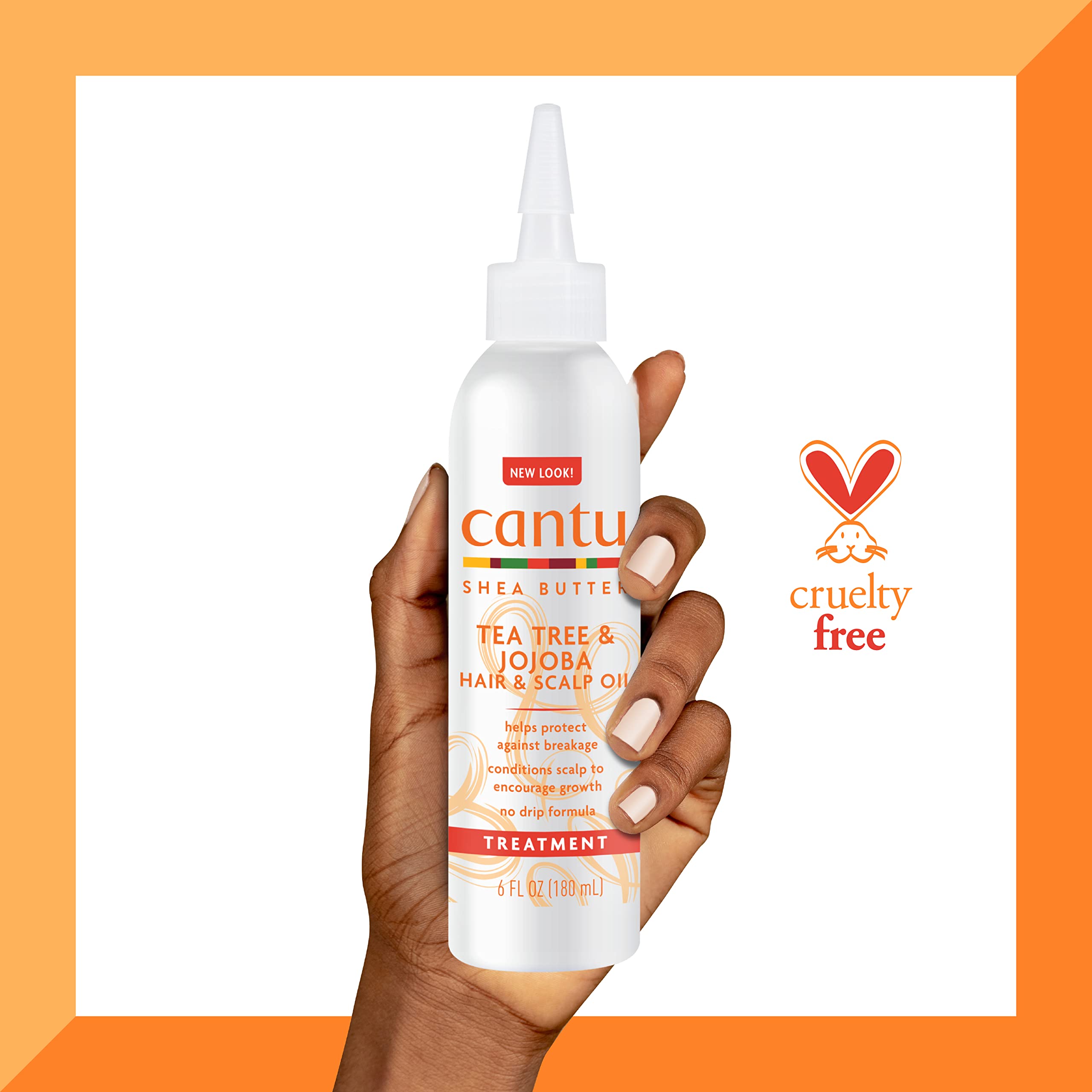 Cantu Classics Huile Tea Tree Jojoba cheveux bouclés crépus