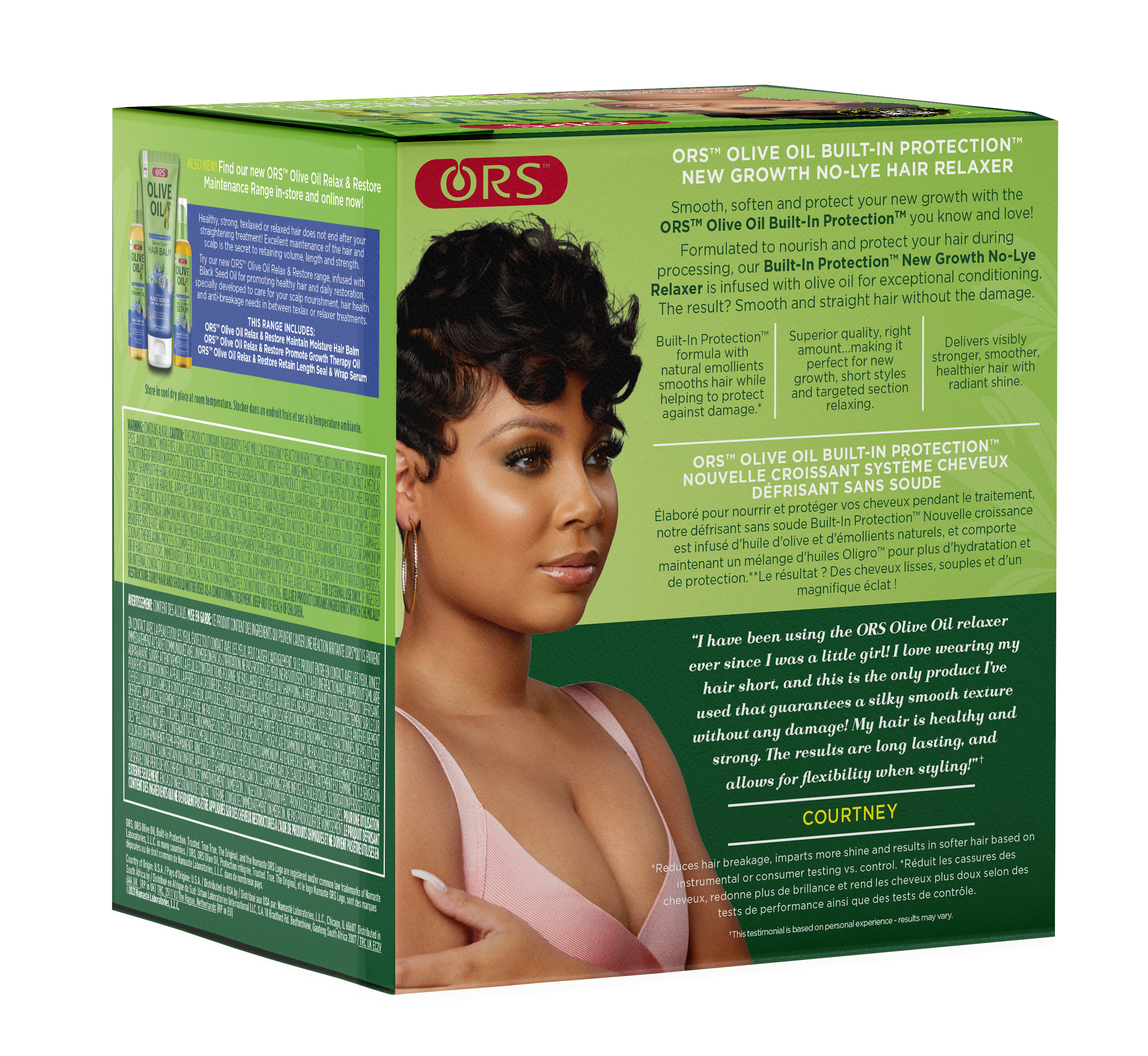 ORS Olive Oil New Growth défrisant sans soude Normal kit