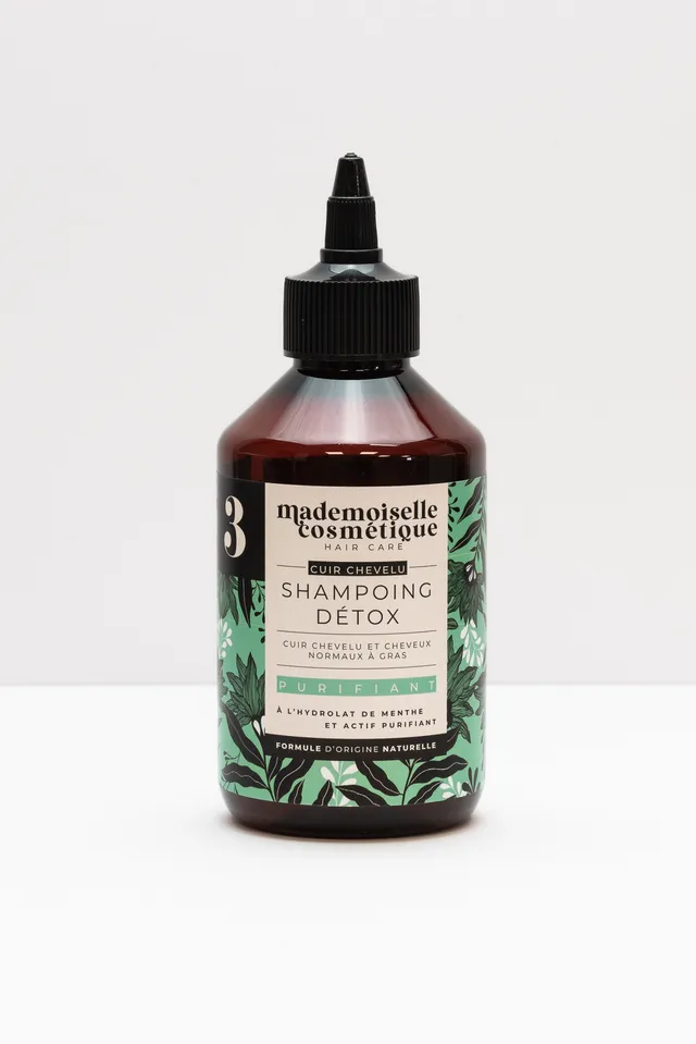Melle Cosmétique Purifiante Shampoing détox 250ml menthe sébum