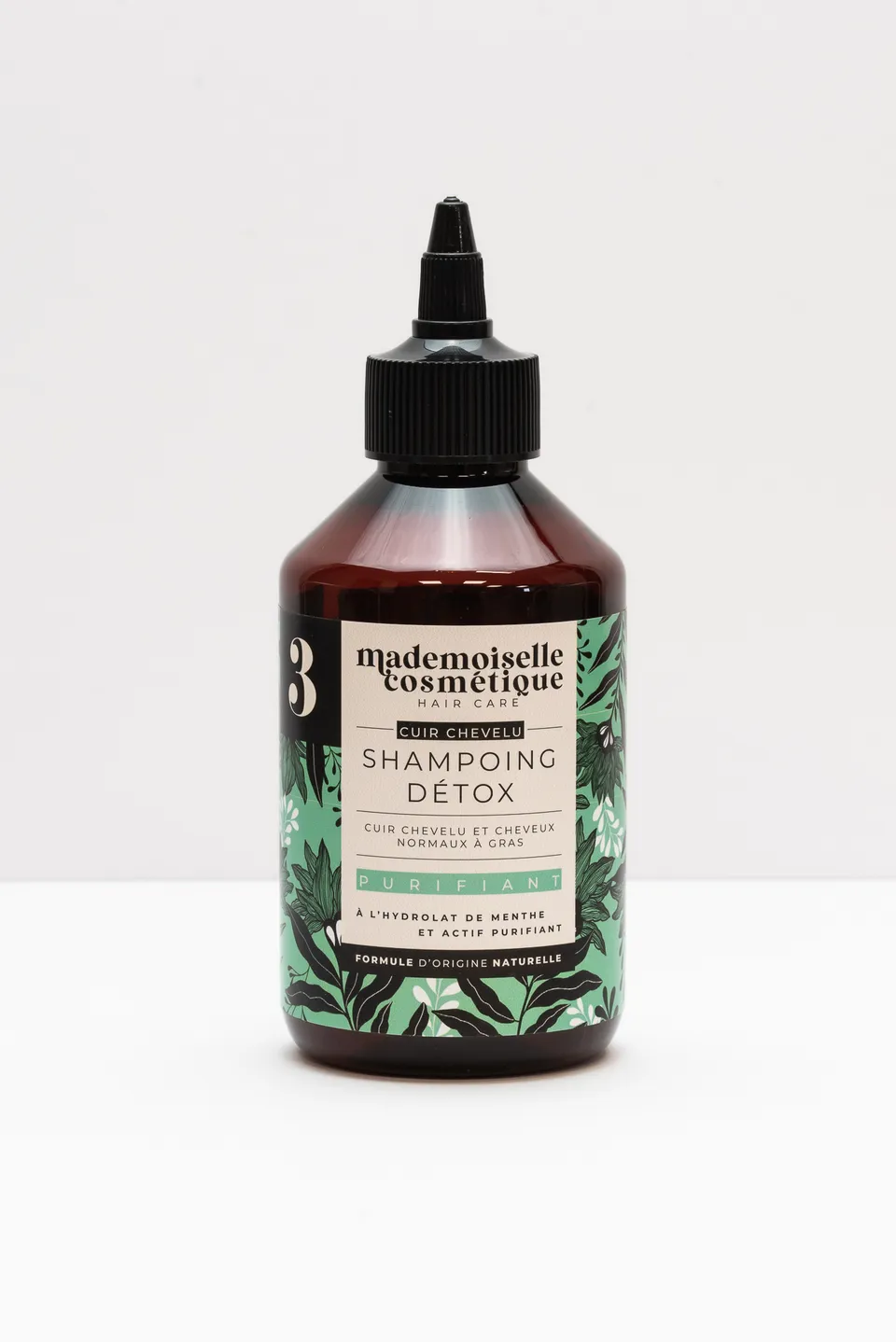 Melle Cosmétique Purifiante Shampoing détox 250ml menthe sébum