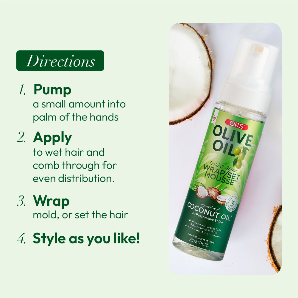 ORS Olive Oil Classics Mousse Wrap Brillance 198 g