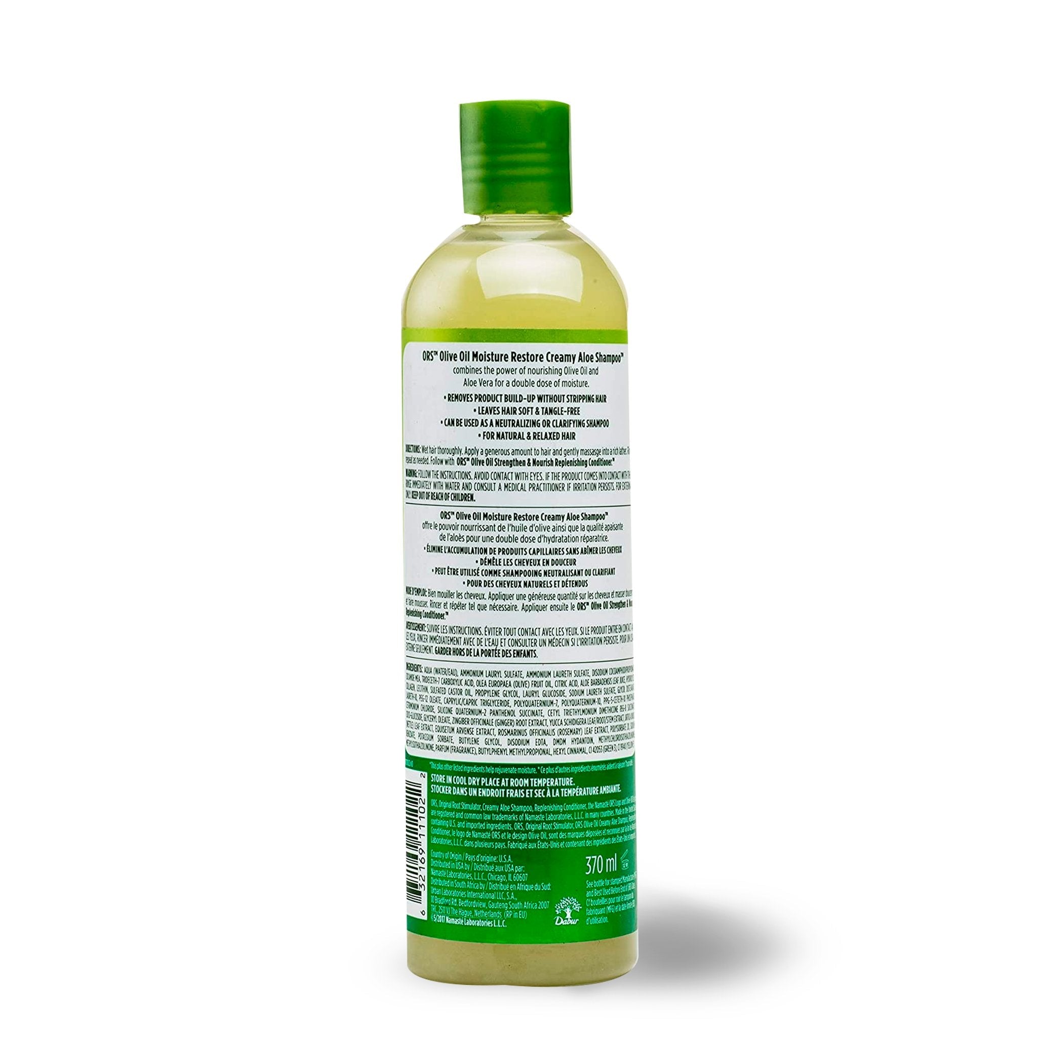 ORS Olive Oil Classics shampooing aloe 12.5 oz hydratant