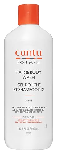 Cantu Mens gel douche et shampooing 2-en-1 400 ml karité