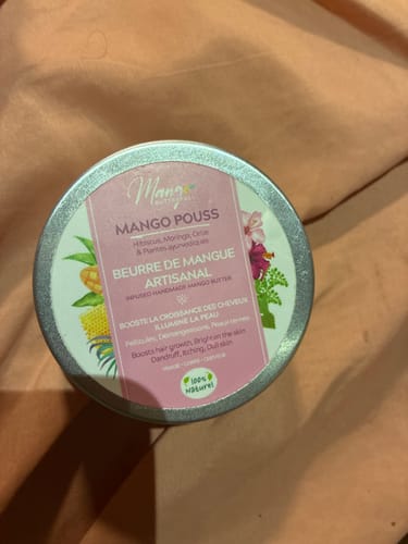Mango Pouss Beurre de Mangue beurre capillaire pousse 100gr