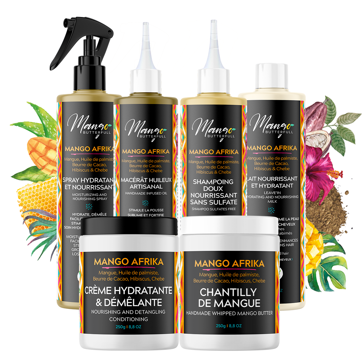 Mango Butterfull Mango Afrika shampoing sans sulfates 200ml afro
