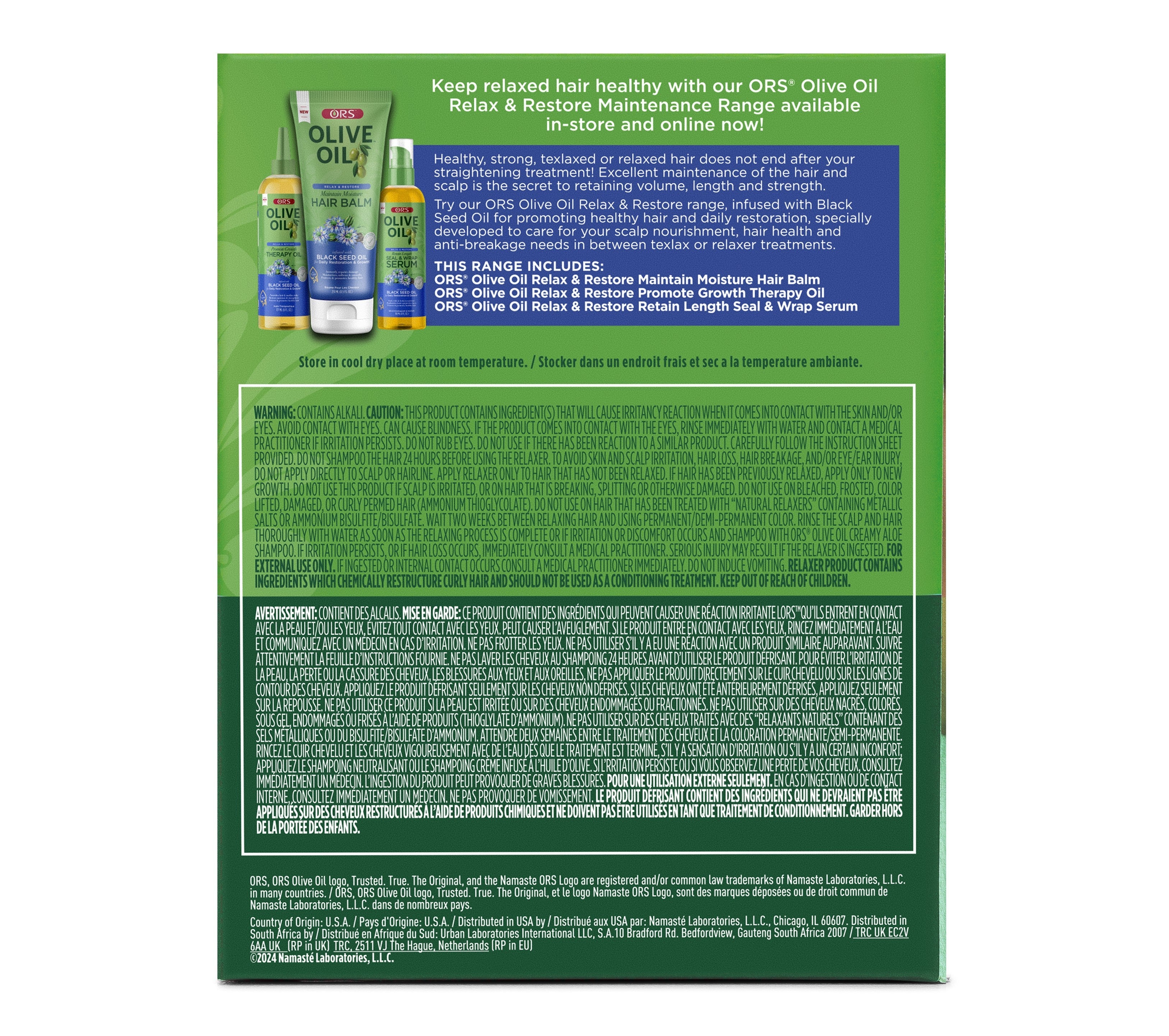 ORS Olive Oil Classics défrisant sans soude extra fort