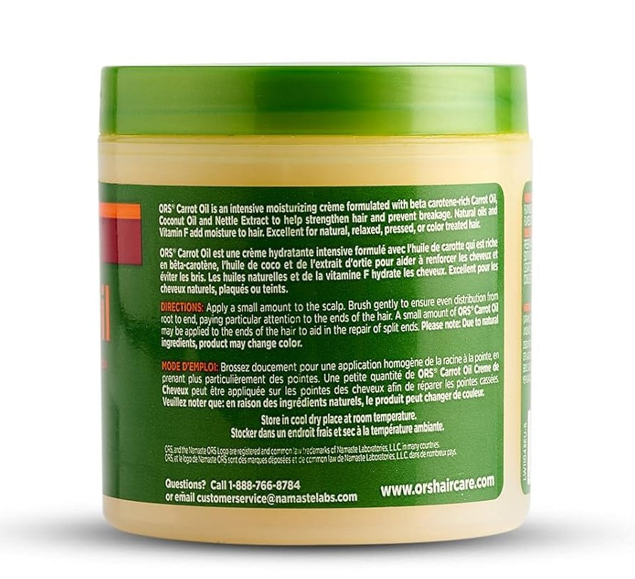 ORS Carrot Oil crème capillaire carotte 170 g cuir chevelu