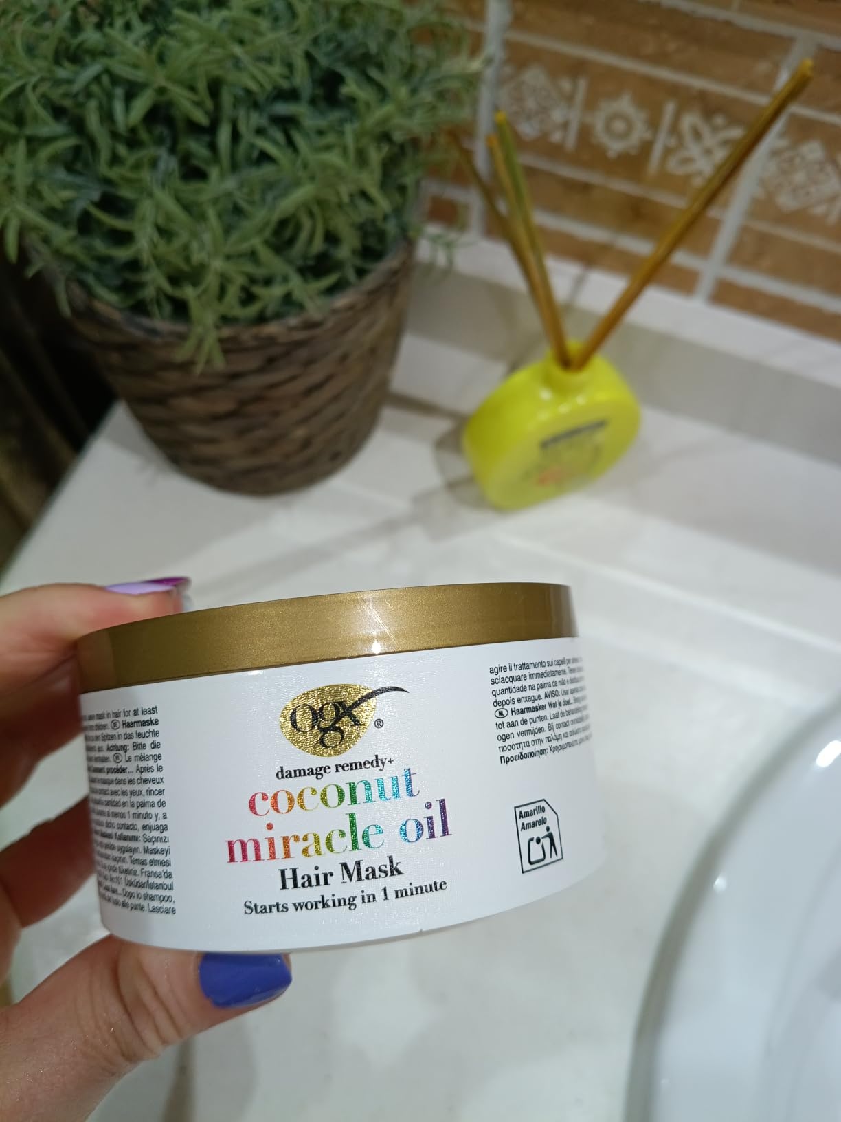 OGX Coconut Miracle Oil Damage Remedy masque cheveux coco 300 ml