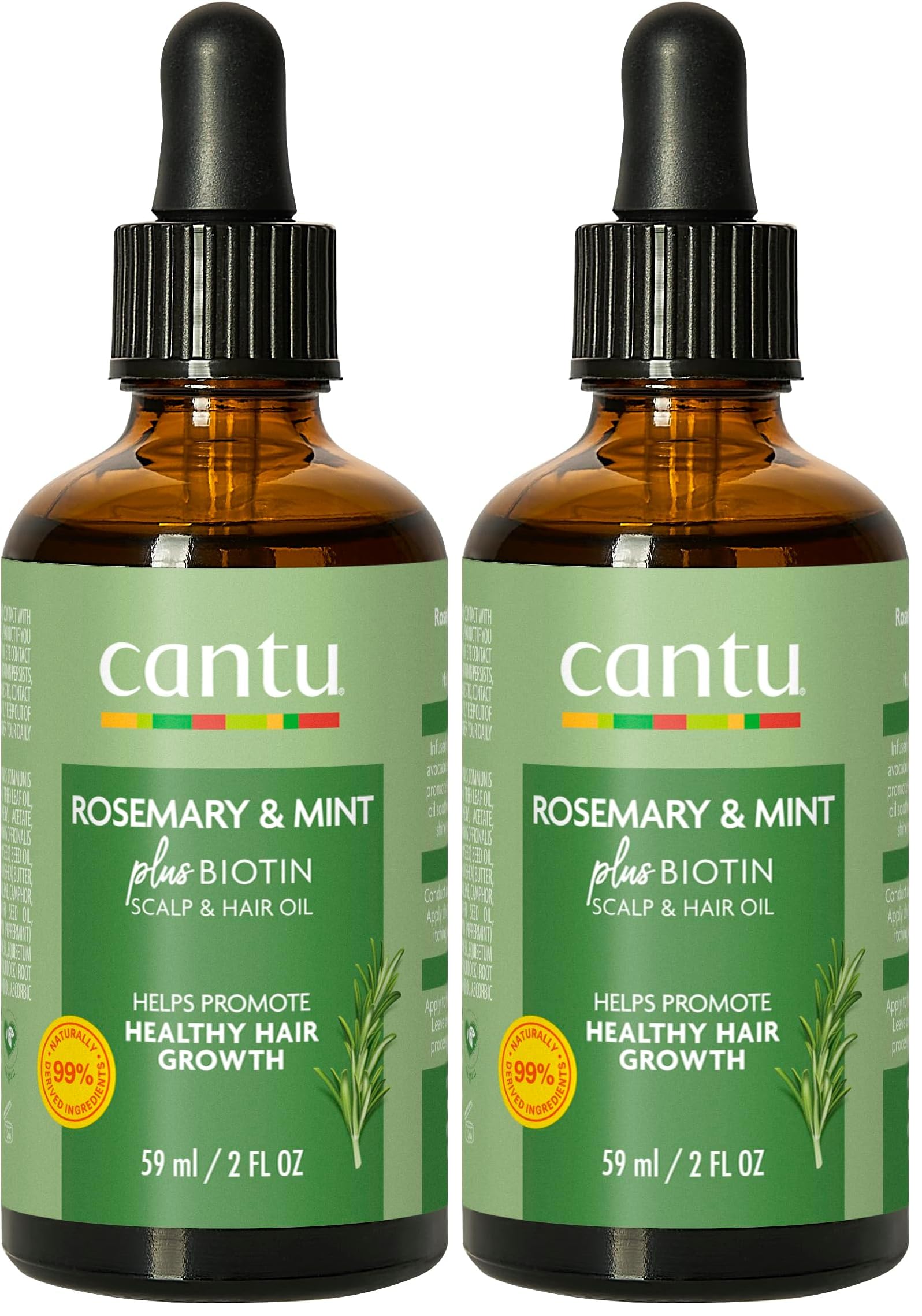 Cantu Romarin Menthe Huile cuir chevelu biotine 95 ml