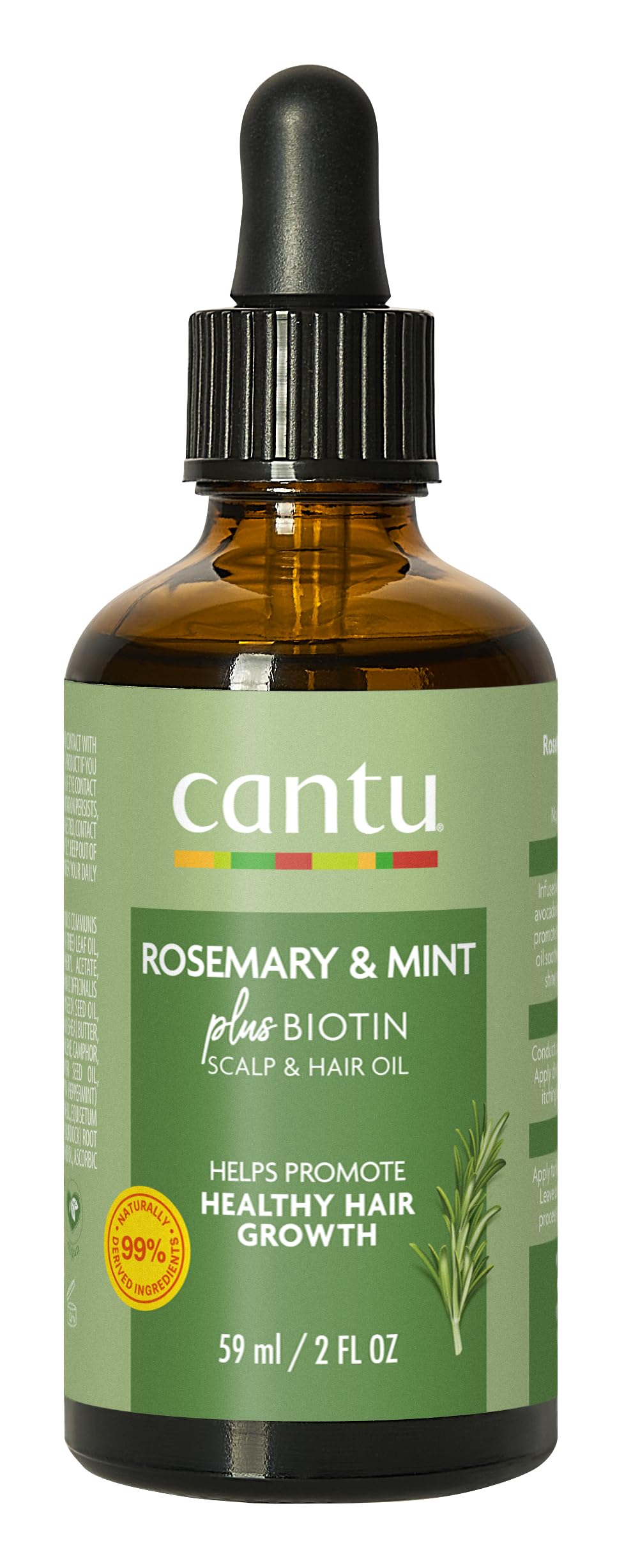 Cantu Romarin Menthe Huile cuir chevelu biotine 95 ml