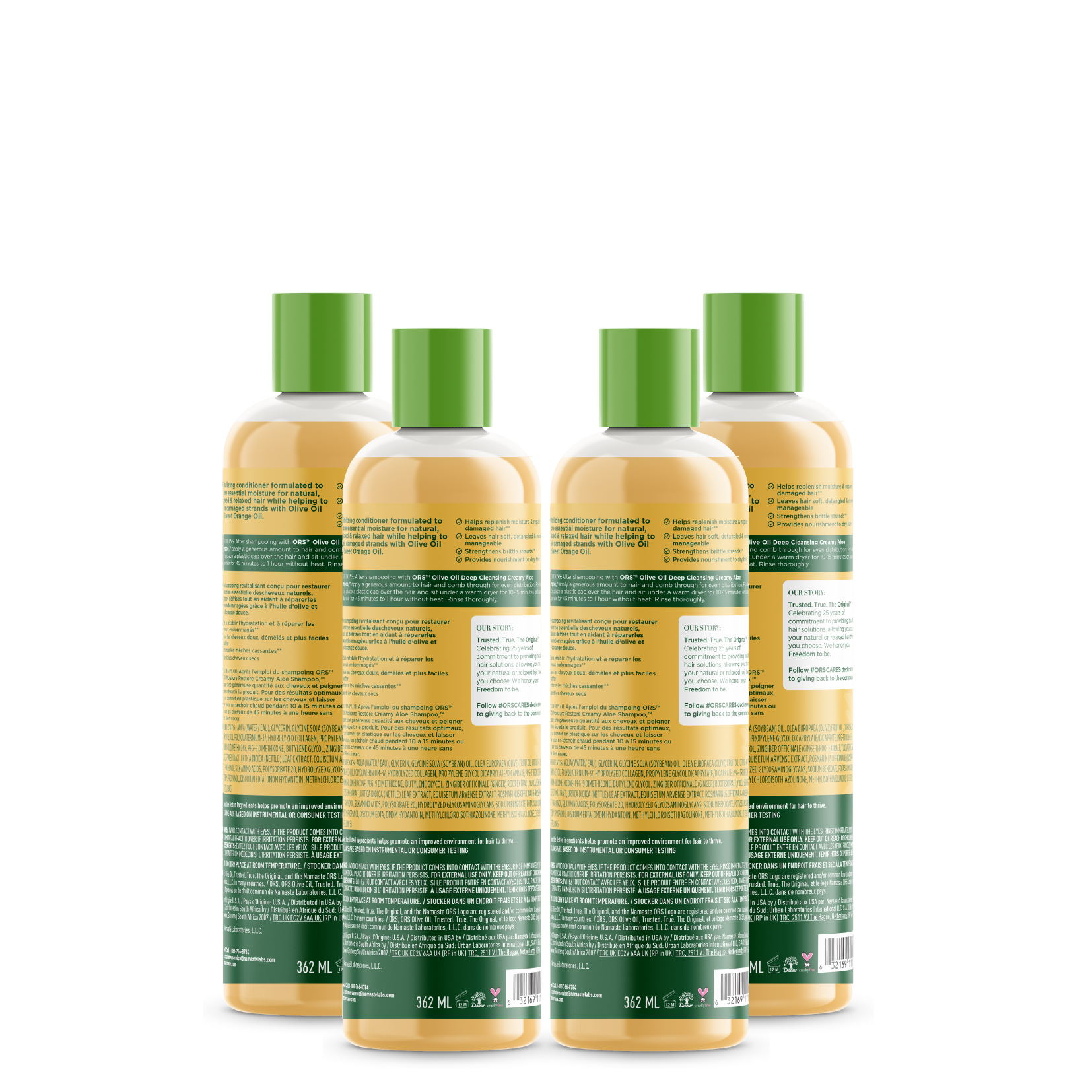 Organic Root Stimulator Olive Oil Replenishing Conditioner après-shampoing 12.25 oz lot 4 hydratation