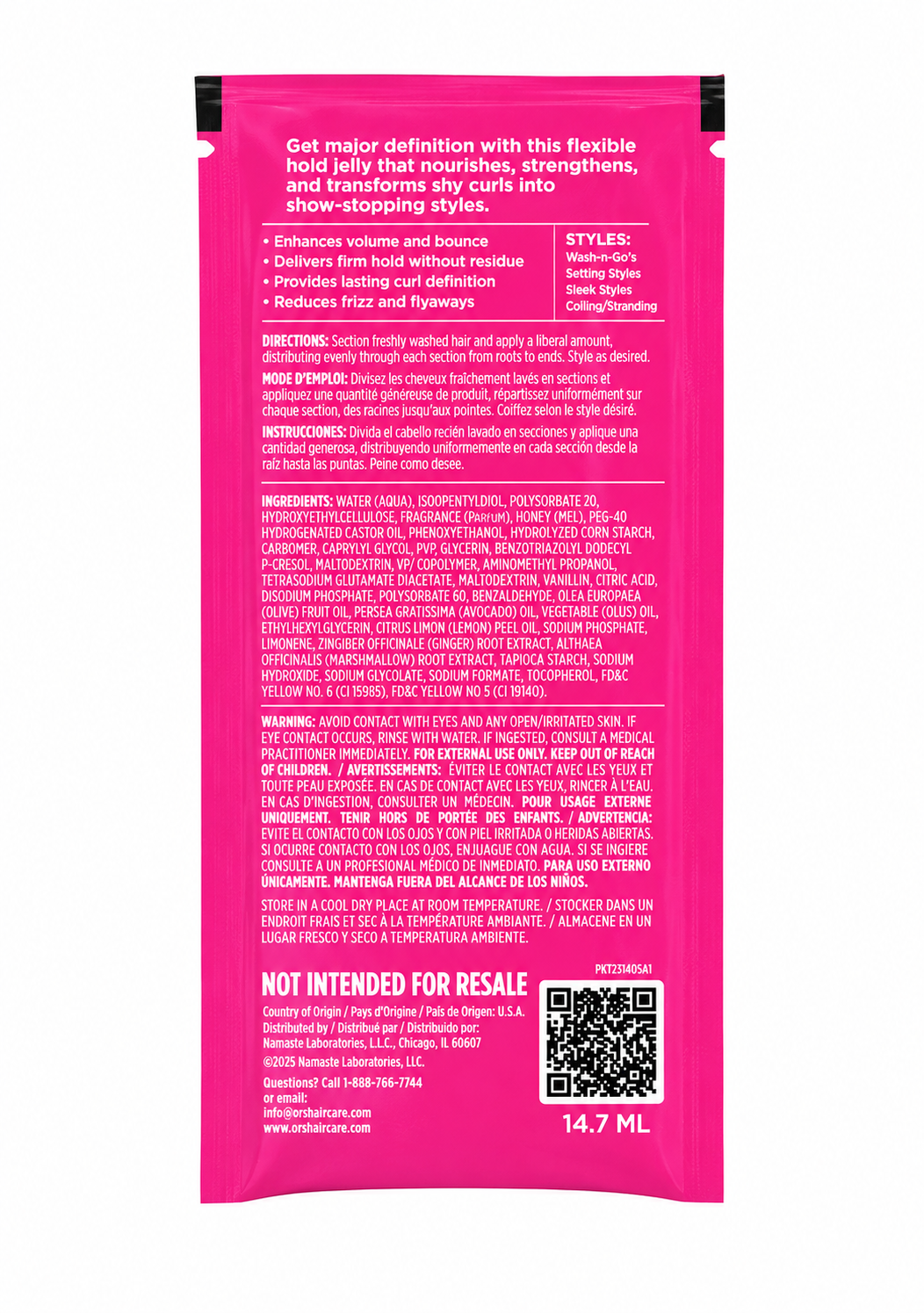 ORS Curlshow Curl Creator gelée boucles fixation 0.5 oz