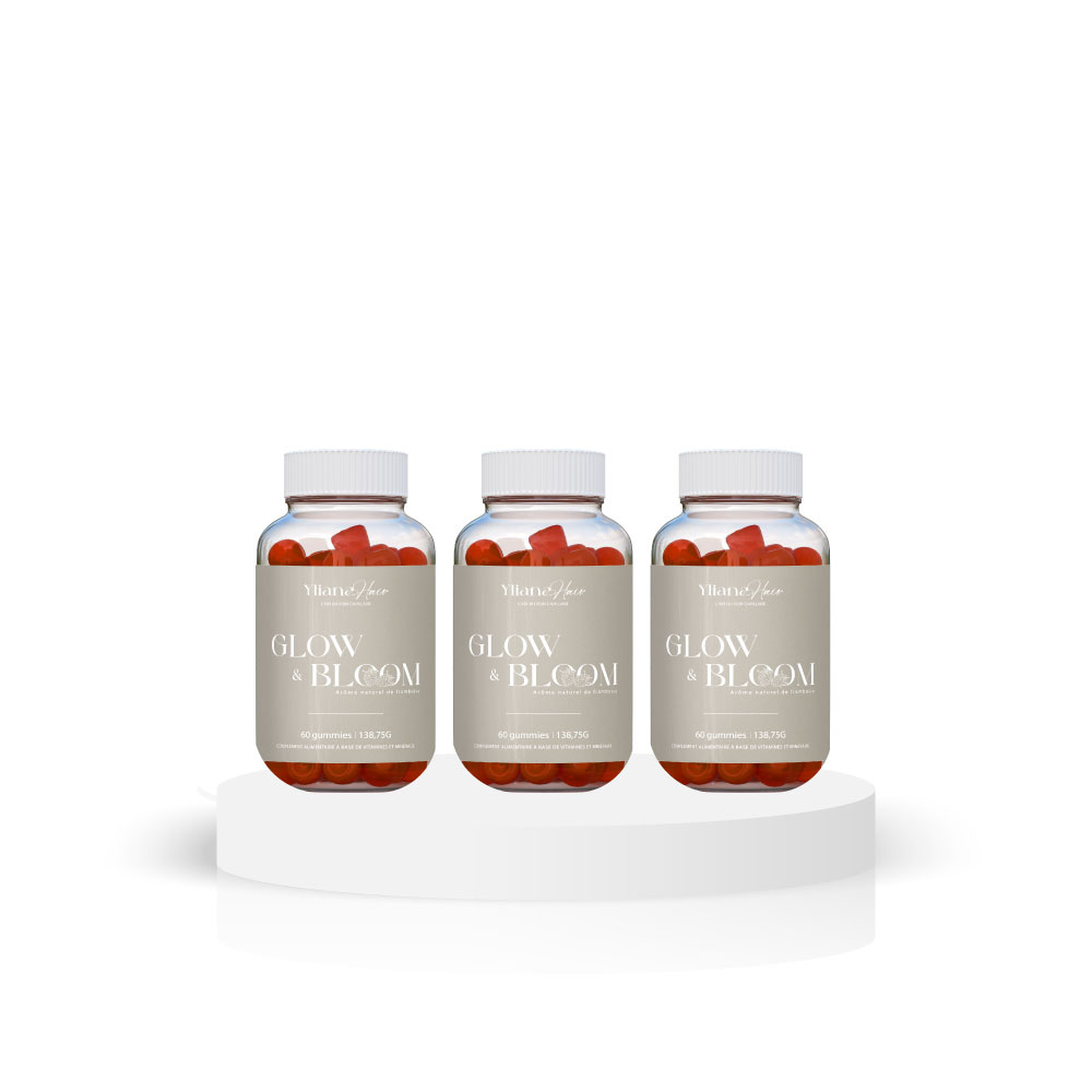 Yliana Hair Gummies cure 3 mois cheveux biotine