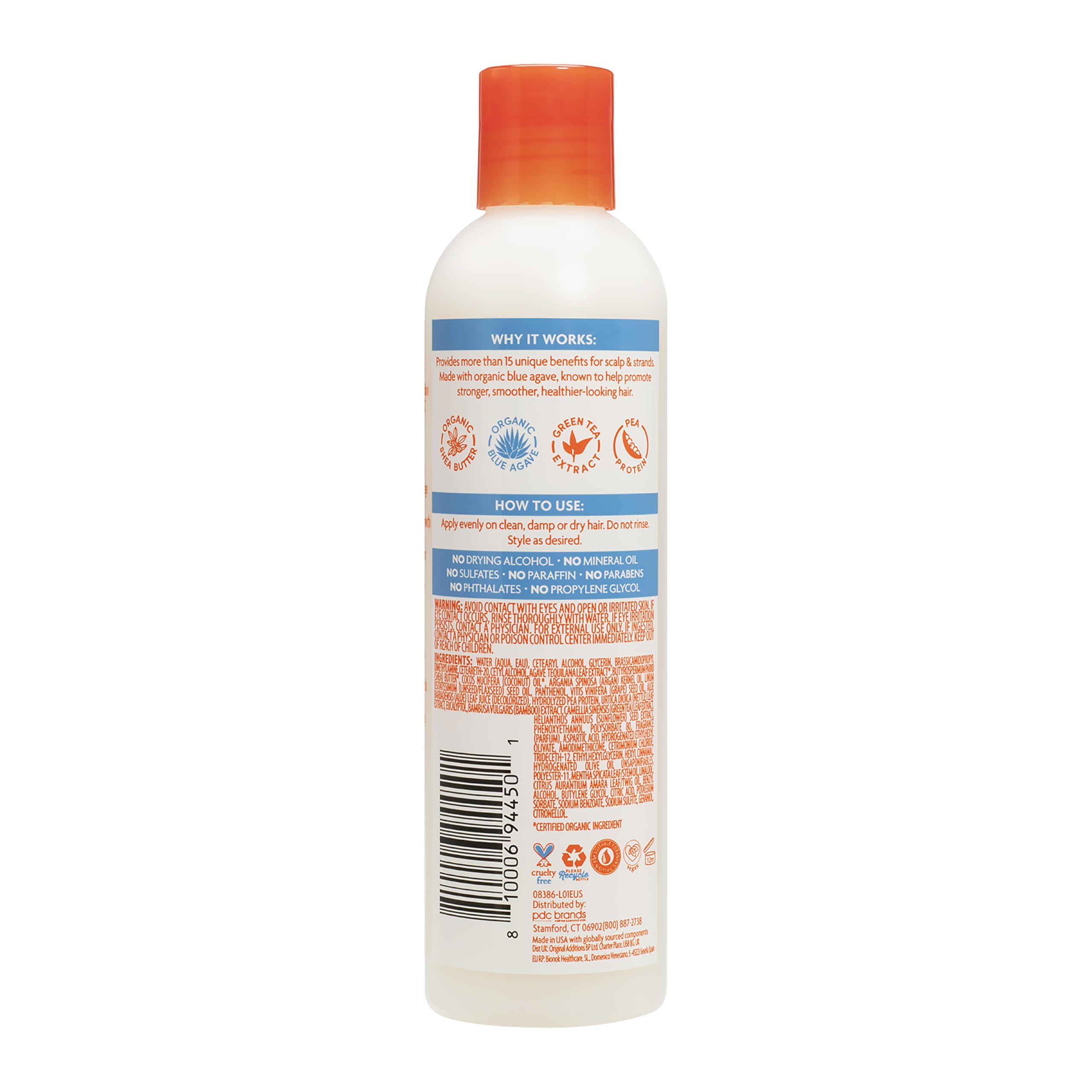 Cantu Weightless soin sans rinçage 15-en-1 agave 236 ml