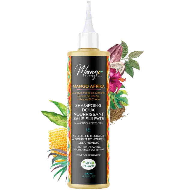 Mango Butterfull Mango Afrika shampoing sans sulfates 200ml afro