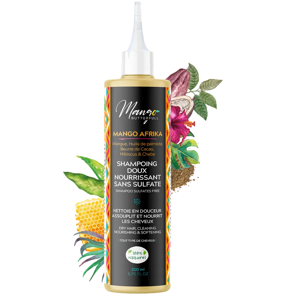 Mango Butterfull Mango Afrika shampoing sans sulfates 200ml afro