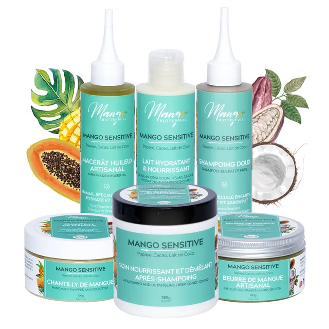 Mango Butterfull MANGO PACKS Pack Sensitive 6x100ml coco
