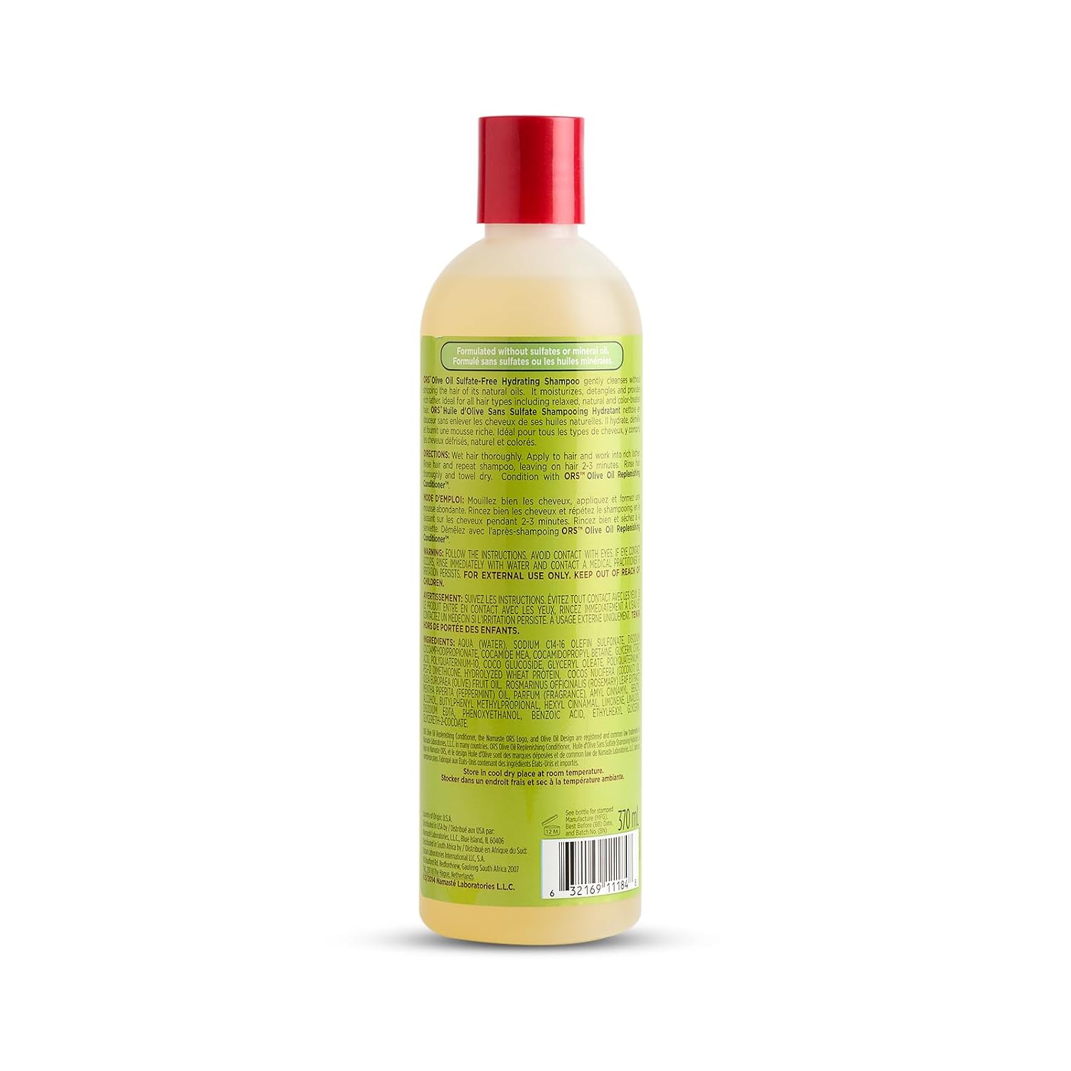 ORS Olive Oil shampooing hydratant sans sulfate 370 ml olive