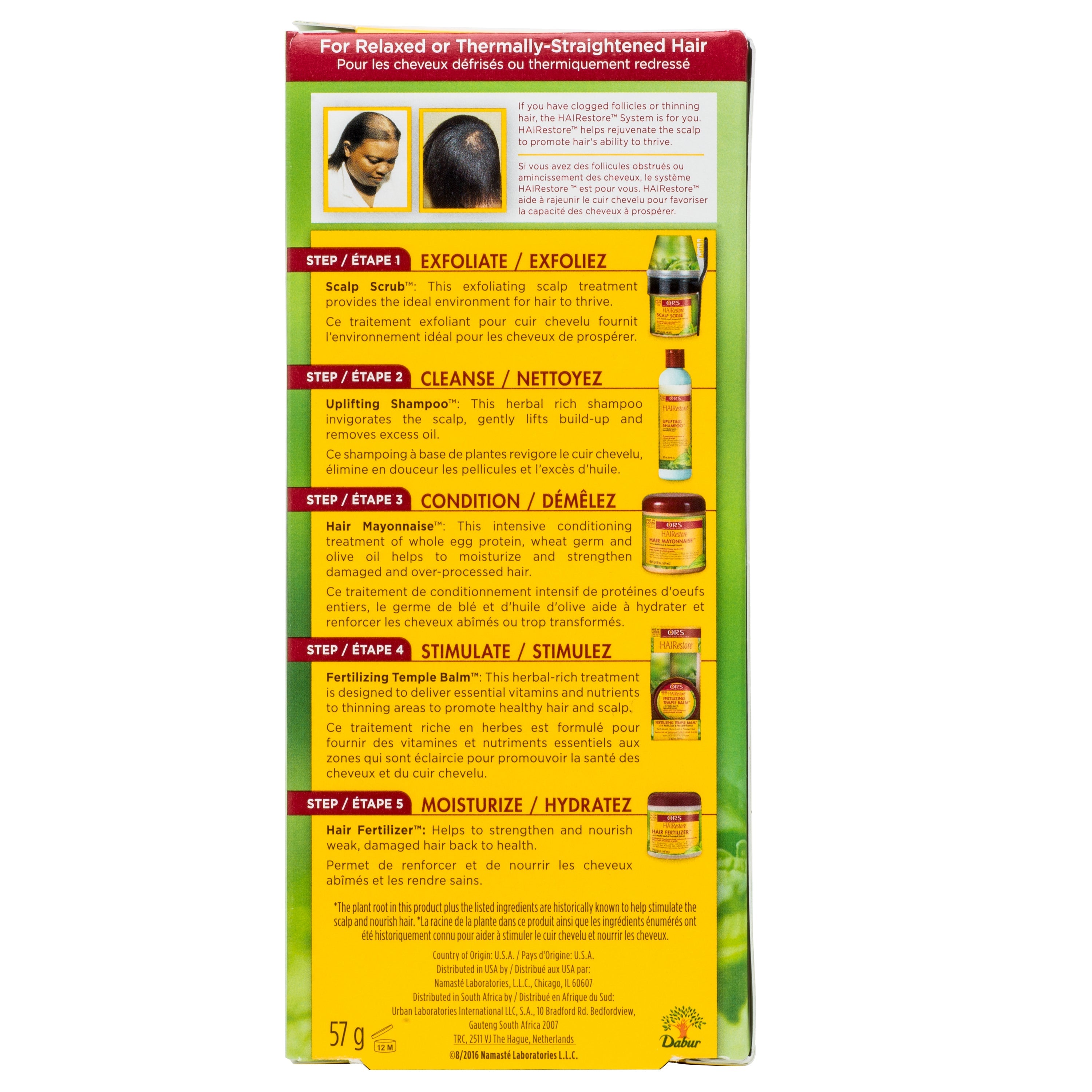 Organic Root Stimulator HAIRestore baume tempes 57 g pousse