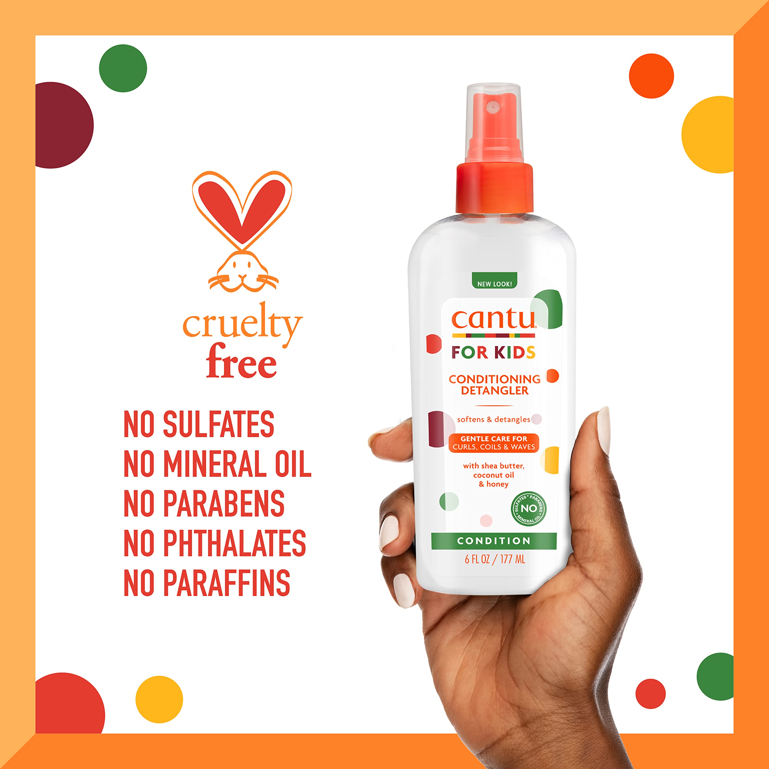 Cantu Kids Conditioning Detangler spray lot de 3