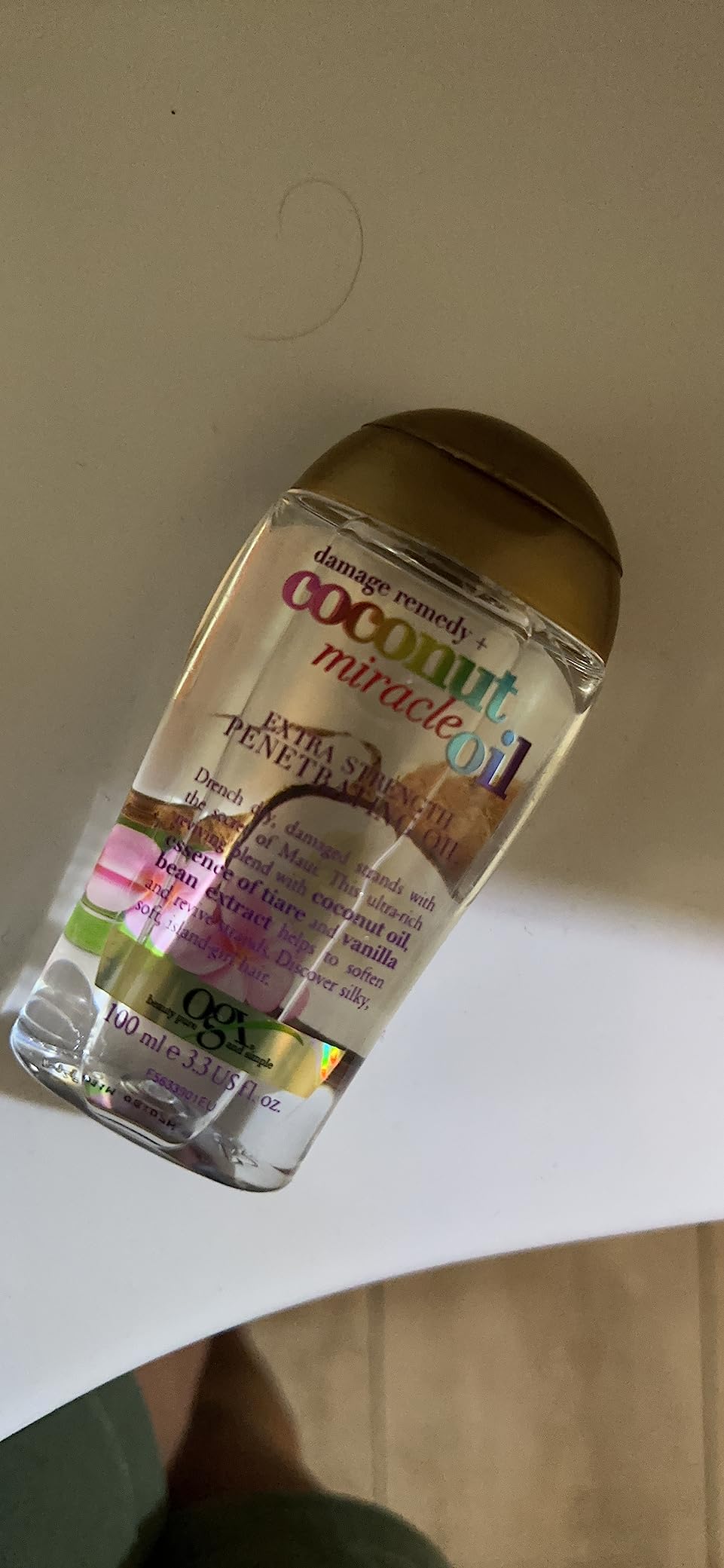 OGX Coconut Miracle Oil huile coco 100 ml réparation