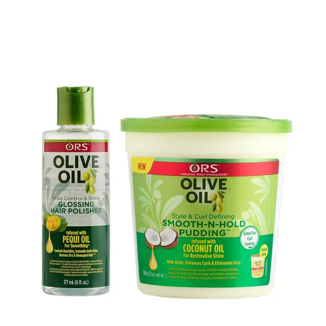 ORS Olive Oil coffret sérum brillance + pudding 6+13 oz