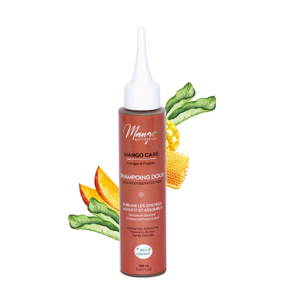 Mango Butterfull Mango Care shampoing doux 200ml savon noir