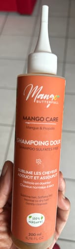 Mango Butterfull Mango Care shampoing doux 200ml savon noir