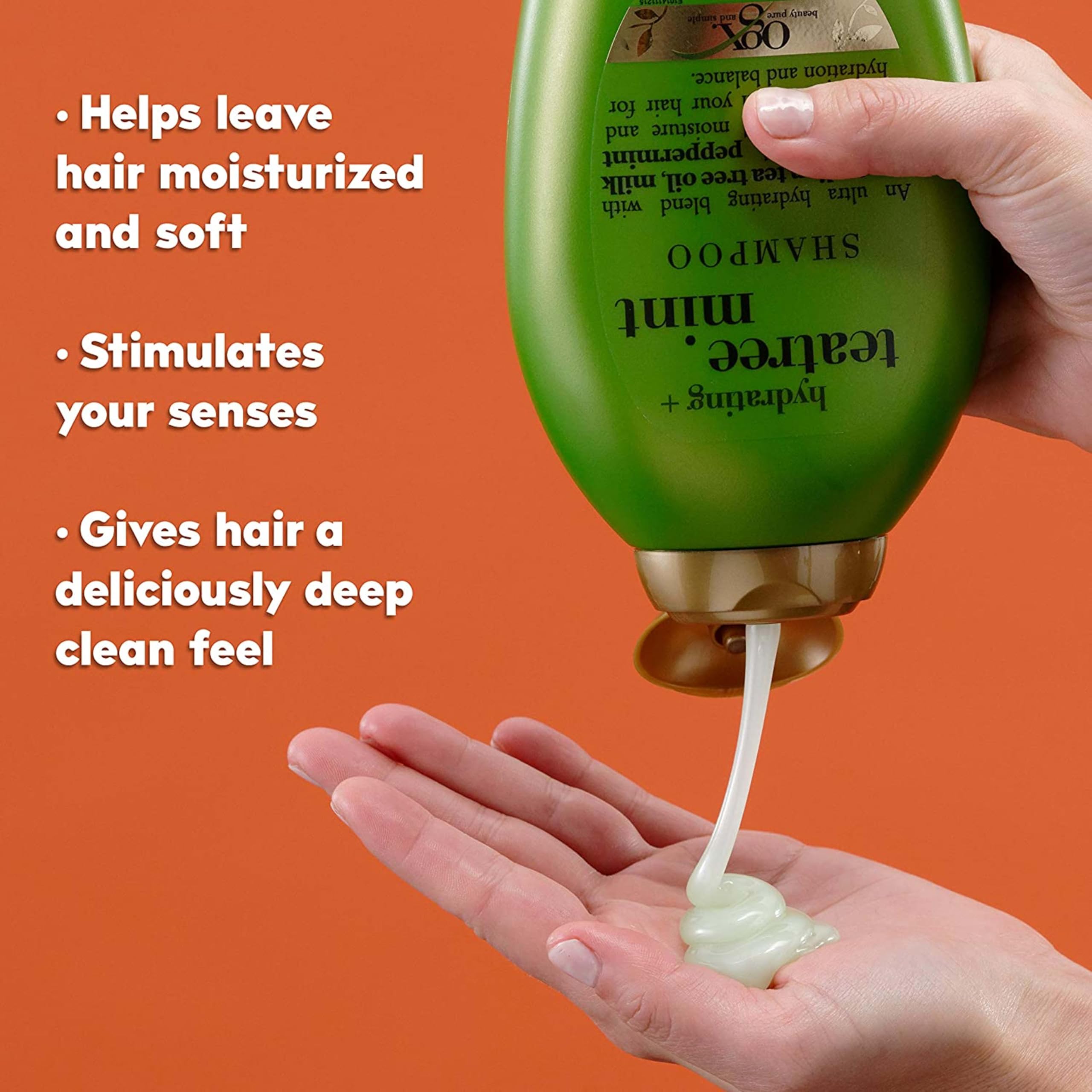 OGX Rosemary Mint shampooing menthe tea tree 384 ml hydratant