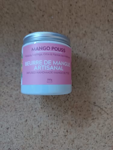 Mango Pouss Beurre de Mangue beurre capillaire pousse 100gr