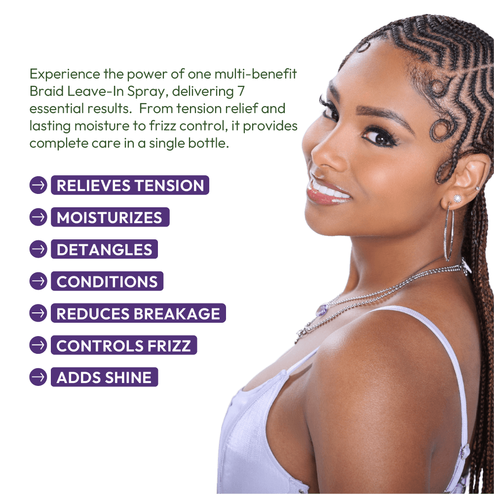 ORS Braidzone 7-en-1 spray tresses 236 ml hydratant
