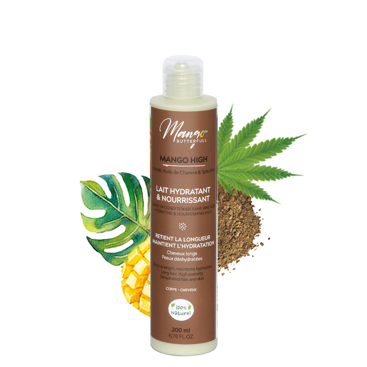 Mango Butterfull Mango High lait capillaire 200ml chébé