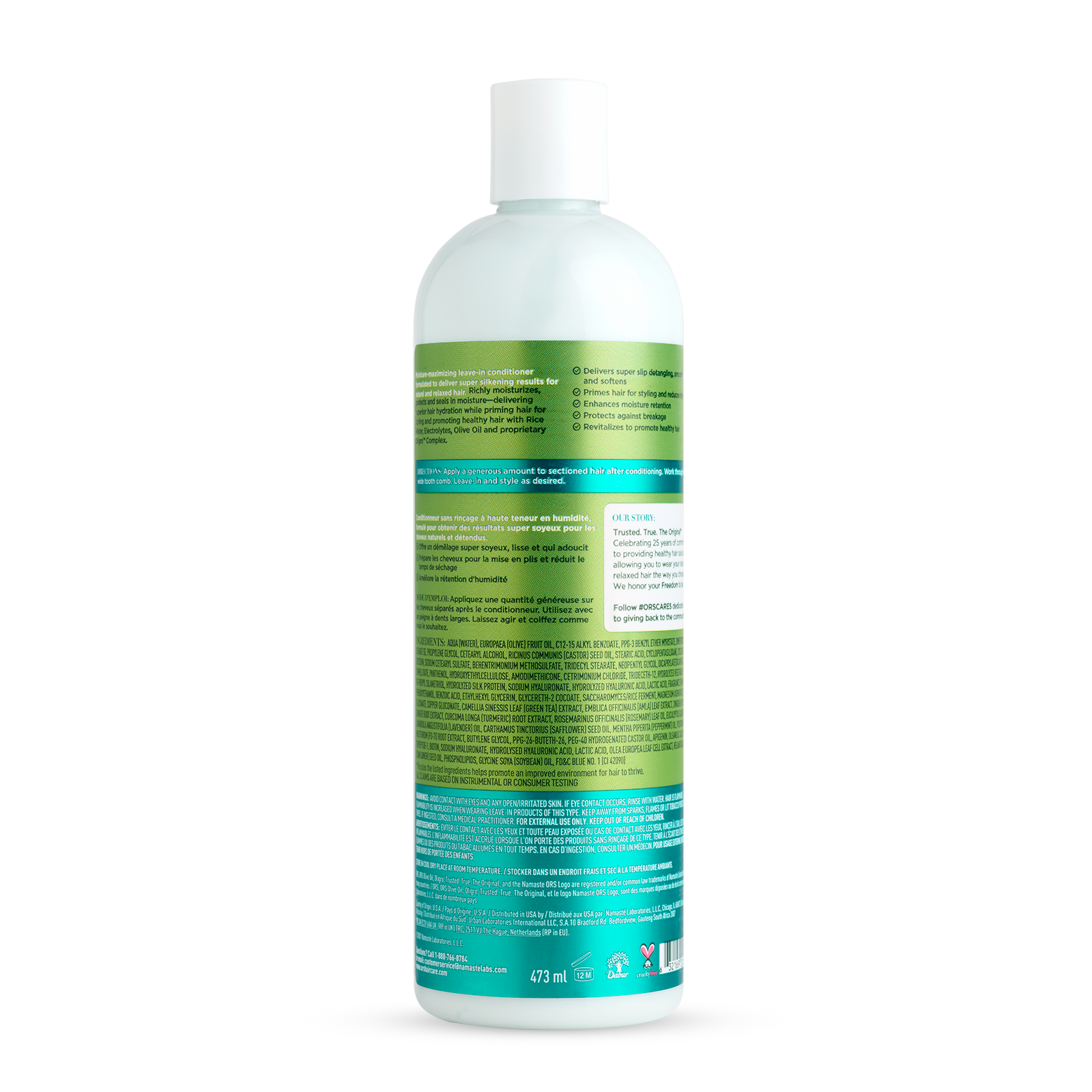 ORS Max Moisture leave-in 16 oz hydratation riz